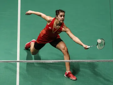 Carolina Marín, en un partido Carolina Marín, en un partido