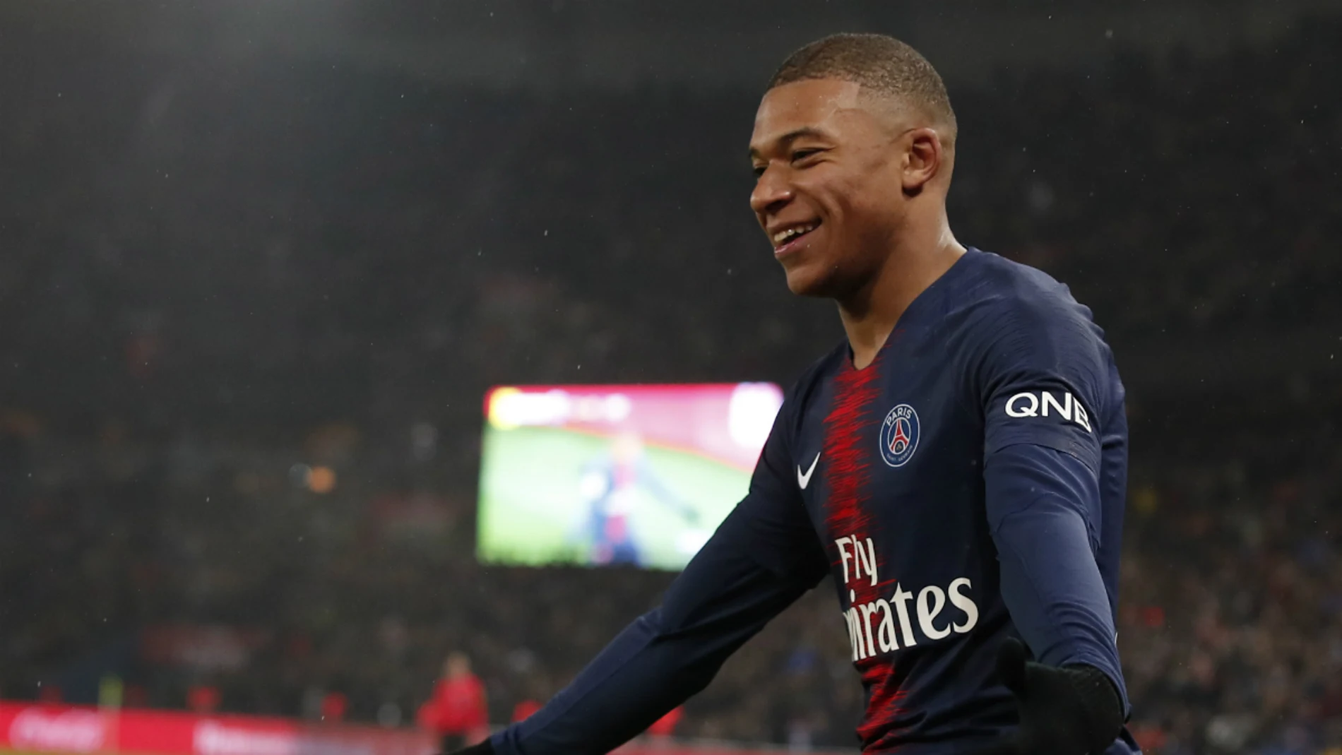 Mbappé, con el PSG Mbappé, con el PSG