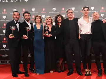 Equipo de 'El Reino' en los Premios Feroz 2019 Equipo de 'El Reino' en los Premios Feroz 2019