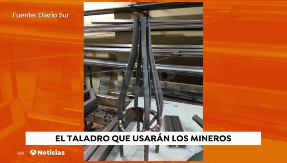 Los mineros usarán un taladro de cuatro brocas para acceder a Julen