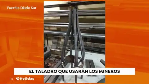 Los mineros usarán un taladro de cuatro brocas para acceder a Julen Los mineros usarán un taladro de cuatro brocas para acceder a Julen
