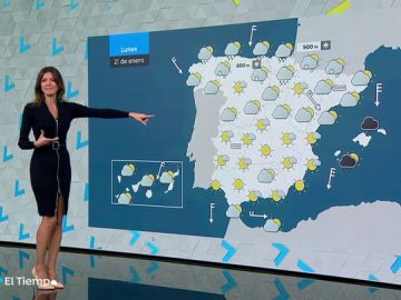 El lunes bajan las temperaturas en la península, sobre todo las mínimas