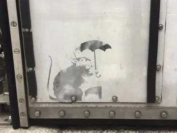 El dibujo que podría ser de Banksy El dibujo que podría ser de Banksy