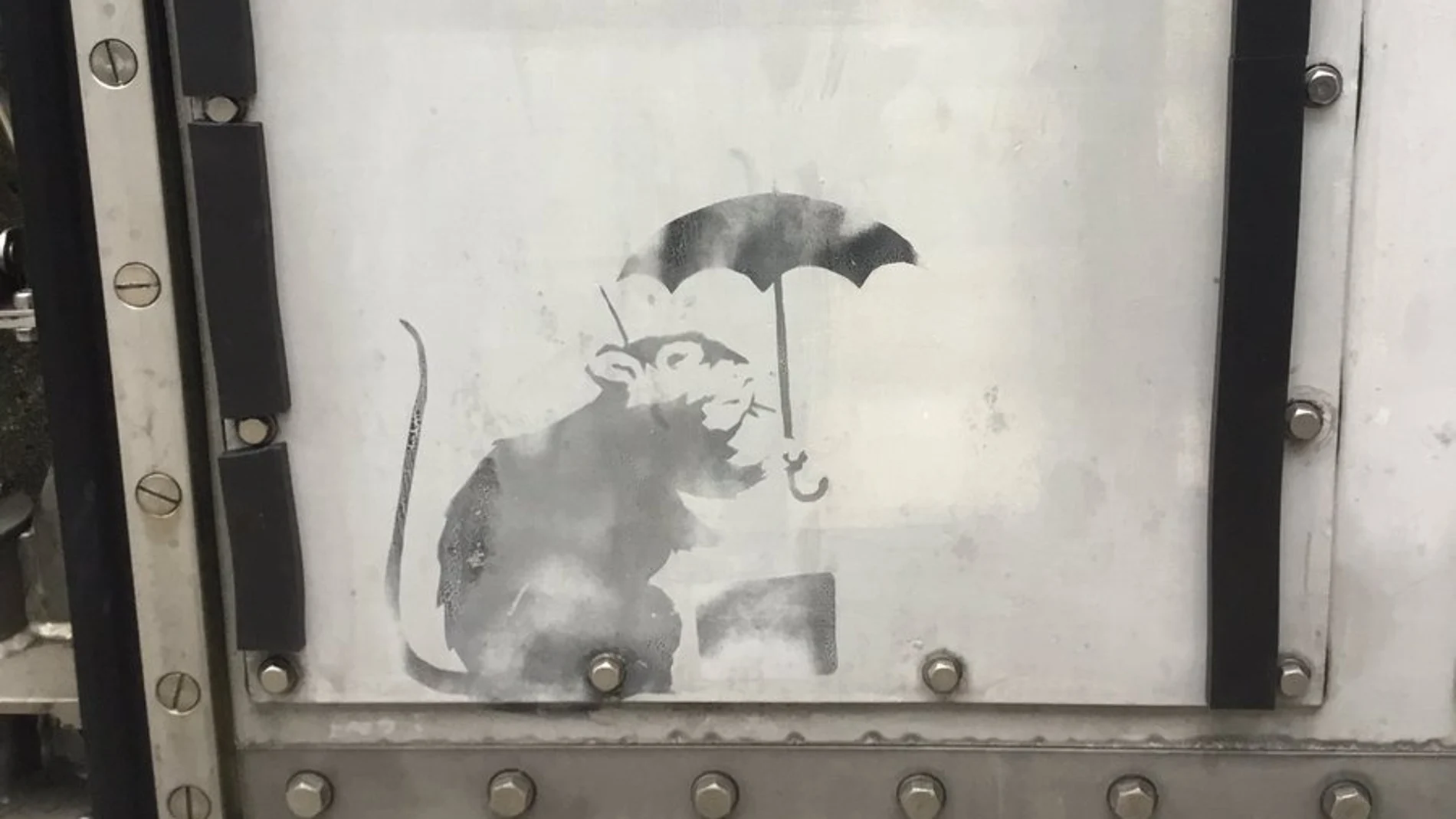 El dibujo que podría ser de Banksy El dibujo que podría ser de Banksy