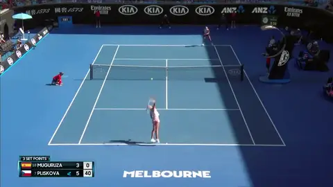 Muguruza cae en octavos del Open de Australia ante Pliskova Muguruza cae en octavos del Open de Australia ante Pliskova