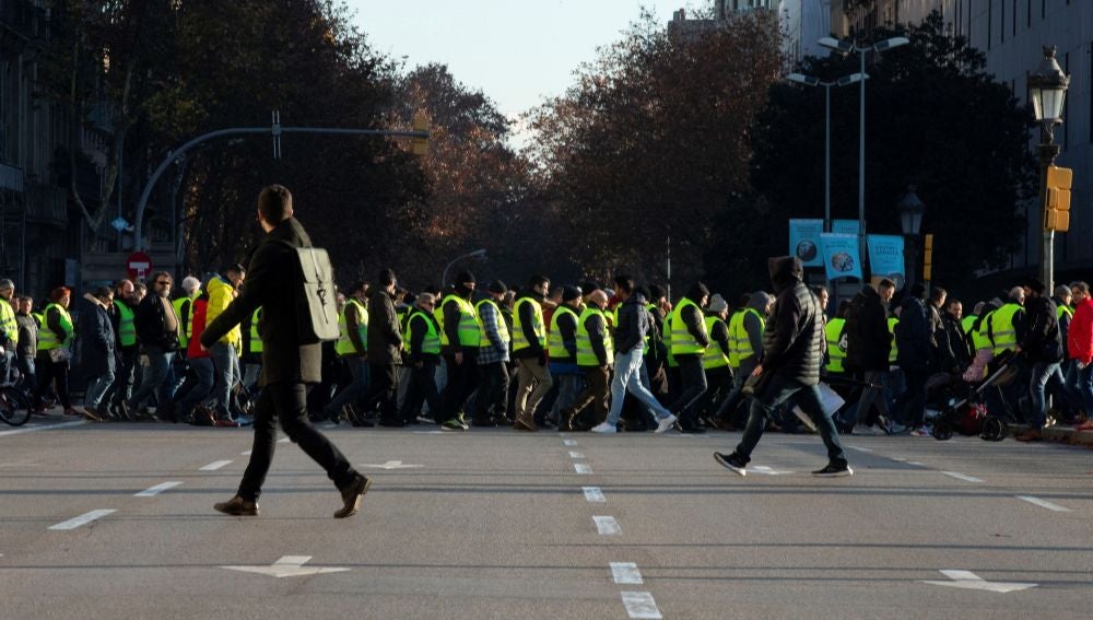 Huelga de Taxis en Barcelona