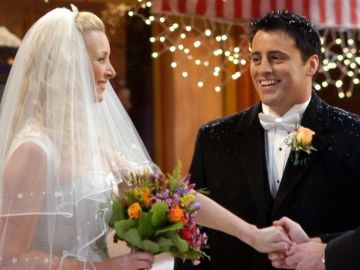 Phoebe y Joey en 'Friends'