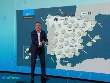 Llega el primer episodio frío de este invierno, con intensas nevadas