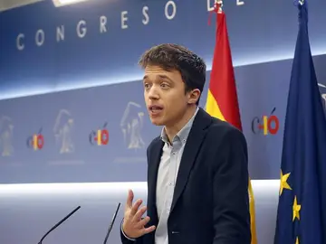Íñigo Errejón en rueda de prensa Íñigo Errejón en rueda de prensa