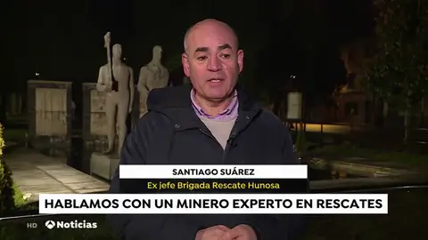 Santiago Suárez, que fue jefe de la Brigada de Rescate de Hunosa en Pola de Laviana, en Asturias Santiago Suárez, que fue jefe de la Brigada de Rescate de Hunosa en Pola de Laviana, en Asturias