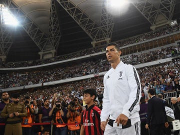 Cristiano Ronaldo, durante un partido con la Juventus