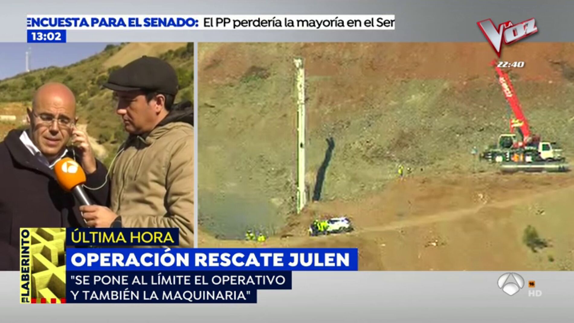 La dif&iacute;cil decisi&oacute;n en el rescate de Julen: Seguir trabajando con riesgo de romper la m&aacute;quina o dejar de excavar y hacer trabajos de mantenimiento