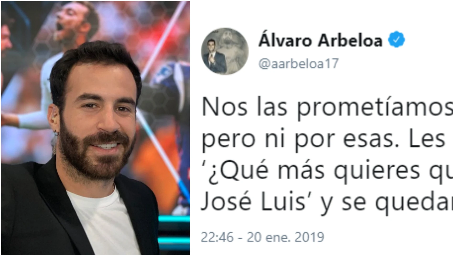 La respuesta de Marc Crosas al tuit de Arbeloa La respuesta de Marc Crosas al tuit de Arbeloa
