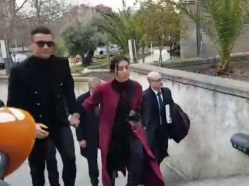 Cristiano Ronaldo llega a la Audiencia Provincial de Madrid para ratificar su pacto con Hacienda