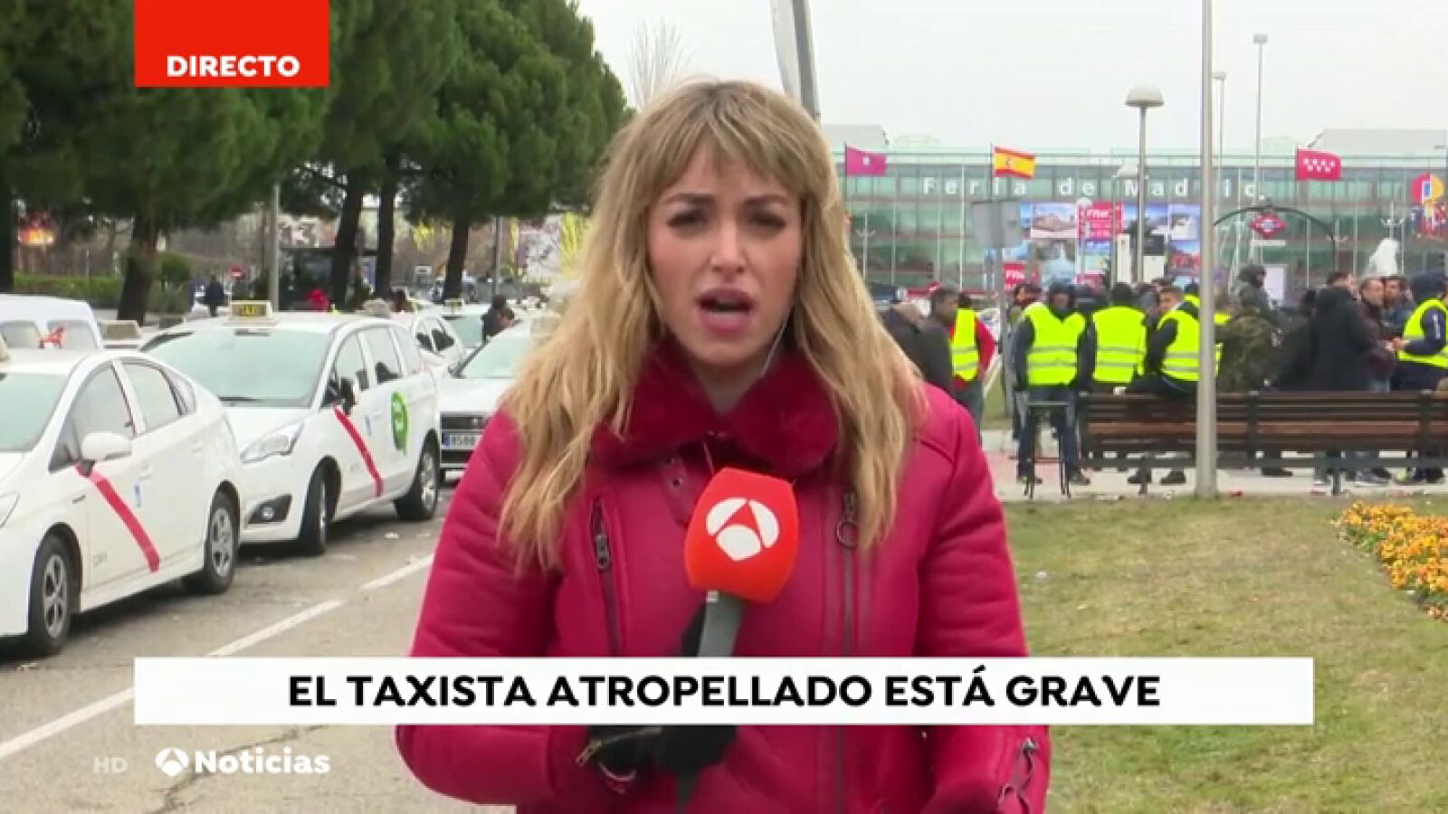 Los taxistas de Madrid centran en Ifema sus protestas contra los VTC