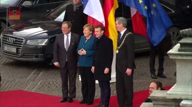 Merkel y Macron firman un acuerdo contra el nacionalismo y el populismo