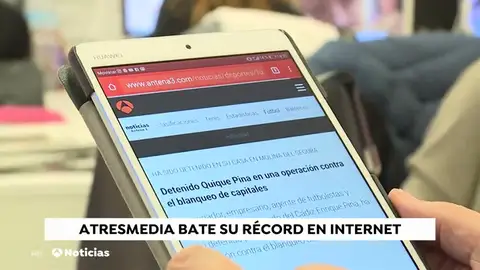 Atresmedia logra su mejor dato histórico en diciembre de 2018 con 21 millones de usuarios únicos Atresmedia logra su mejor dato histórico en diciembre de 2018 con 21 millones de usuarios únicos