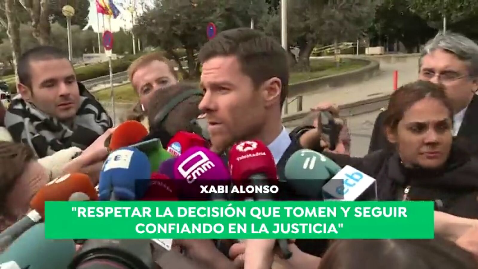 Xabi Alonso, tras comparecer ante el juez: 