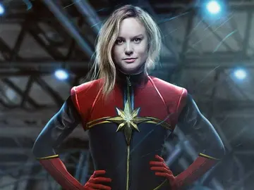 Brie Larson como Capitana Marvel Brie Larson como Capitana Marvel