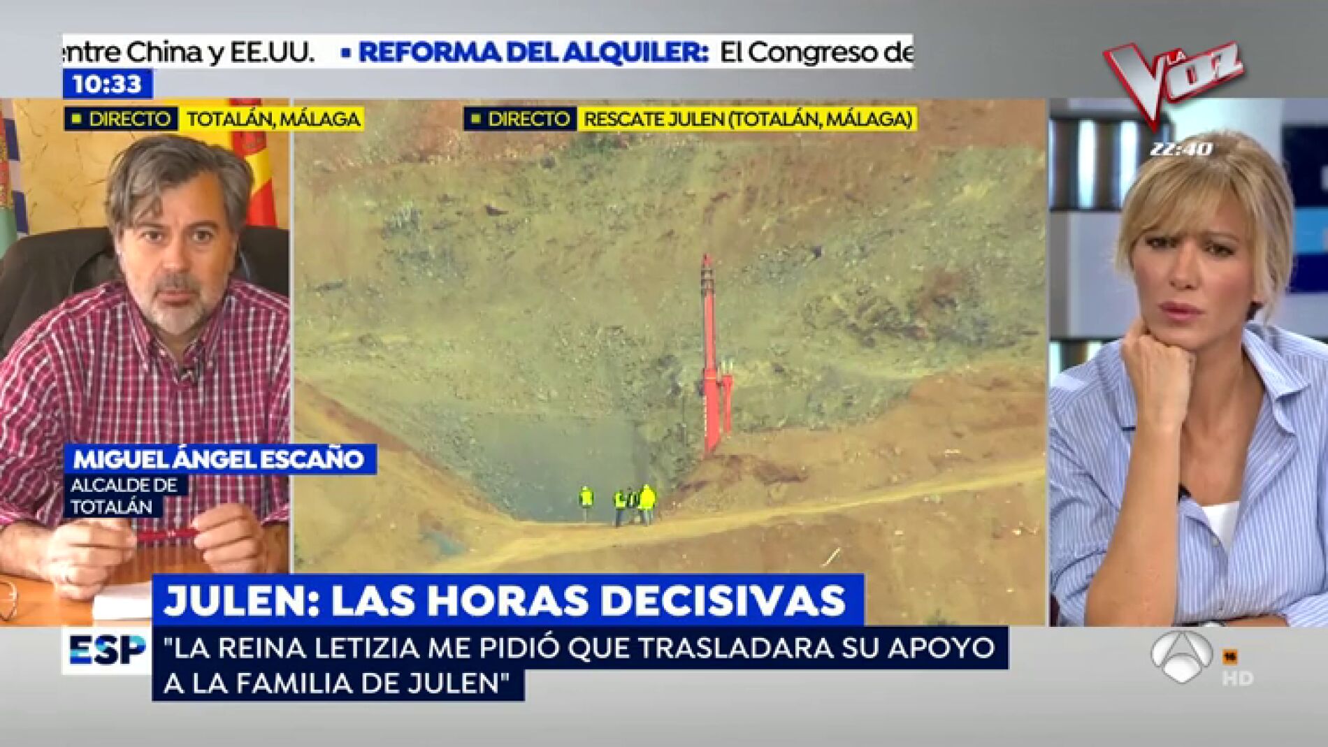 El alcalde de Total&aacute;n: "Cuando llegu&eacute; al pozo me acojon&eacute; y pens&eacute; c&oacute;mo vamos a sacar de aqu&iacute; a Julen"