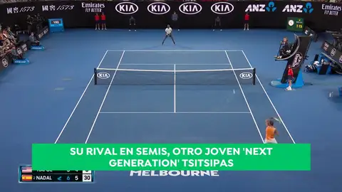 Rafa Nadal arrasa a Tiafoe y se enfrentará a Tsitsipas en semifinales del Open de Australia Rafa Nadal arrasa a Tiafoe y se enfrentará a Tsitsipas en semifinales del Open de Australia