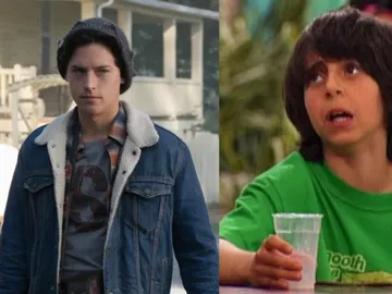 Cole Sprouse en 'Riverdale' y Moises Arias en 'Hannah Montana' Cole Sprouse en 'Riverdale' y Moises Arias en 'Hannah Montana'