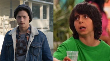 Cole Sprouse en 'Riverdale' y Moises Arias en 'Hannah Montana'