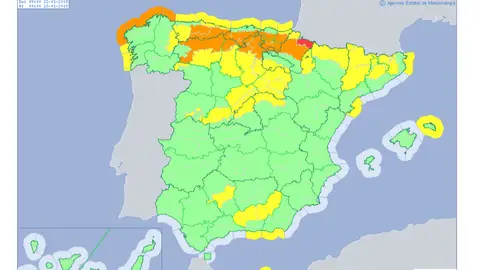 avisos aemet para hoy martes