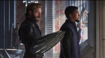 Capitán América y Black Panther en 'Vengadores: Infinity War'