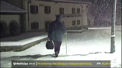 Hasta 14 comunidades continúan en alerta por frío, lluvia, nieve y viento