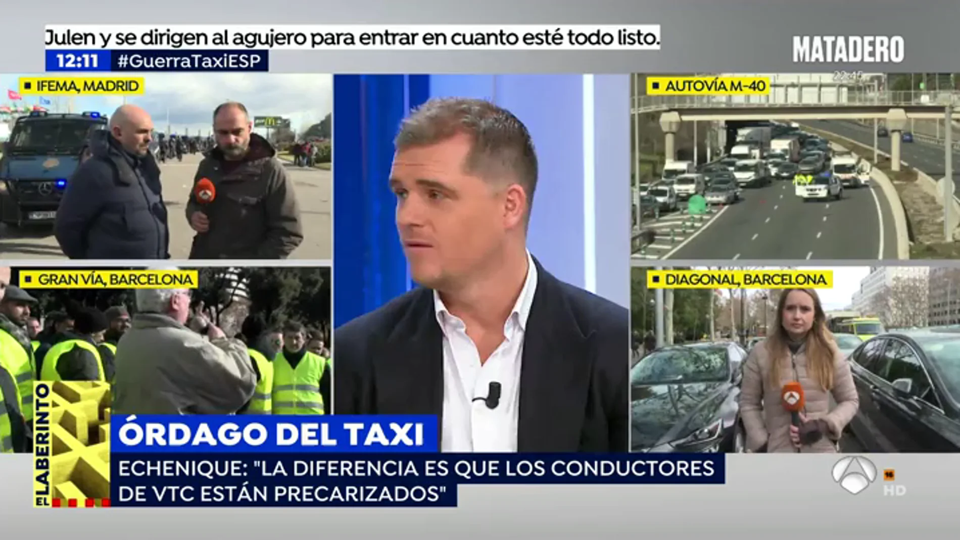Zaryn Dentzel: "No es que Uber y Cabify se vayan de Barcelona, es que les echan"
