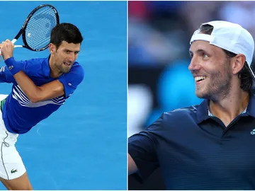 Djokoivic vs Pouille, semifinal del Open de Australia 2019 Djokoivic vs Pouille, semifinal del Open de Australia 2019