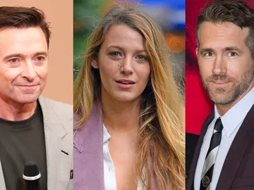 Hugh Jackman, Blake Lively y Ryan Reynolds Hugh Jackman, Blake Lively y Ryan Reynolds