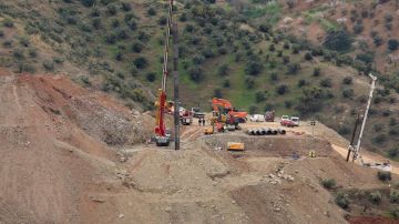 Imagen de las labores de rescate de Julen en Totalán