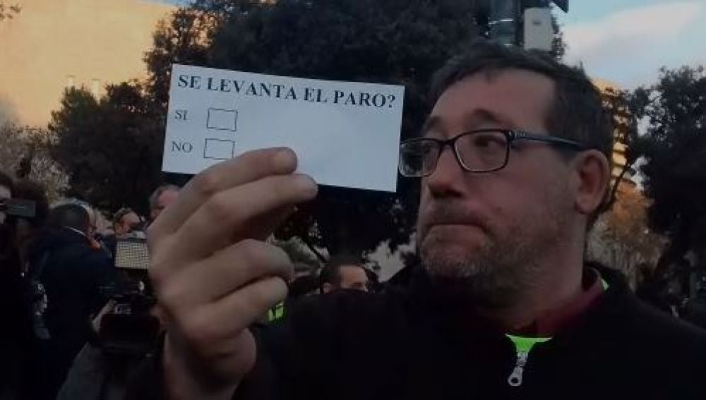 as papeletas que usarán los taxistas de Barcelona