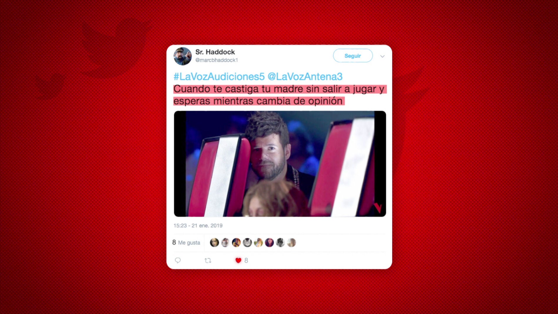 El 'escondite' de Pablo L&oacute;pez en 'La Voz' alborota las redes sociales