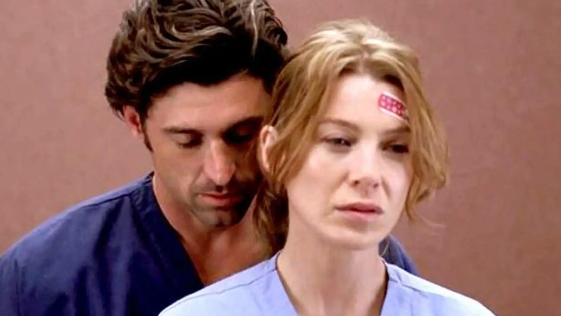 Meredith y Derek en la segunda temporada de 'Anatomía de Grey'