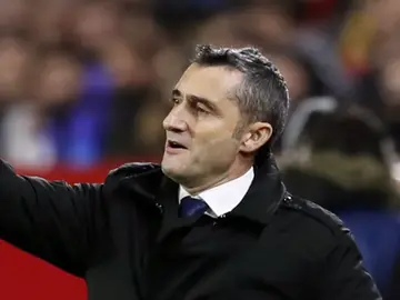 Ernesto Valverde, en la banda del Sánchez Pizjuán Ernesto Valverde, en la banda del Sánchez Pizjuán