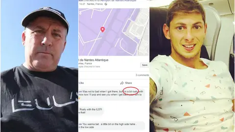 Dave Ibbotson pilotaba el avión de Emiliano Sala Dave Ibbotson pilotaba el avión de Emiliano Sala