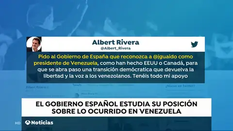 España estudia la situación de Venezuela y espera una respuesta conjunta con la Unión Europea España estudia la situación de Venezuela y espera una respuesta conjunta con la Unión Europea