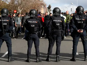 Cuarto día de huelga del sector del taxi Cuarto día de huelga del sector del taxi