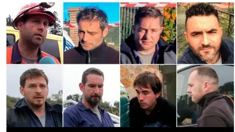 Los ocho mineros de Totalán Los ocho mineros de Totalán