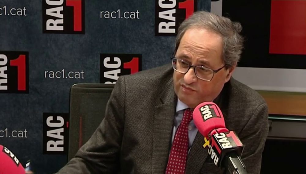 Torra dice que si no consigue la independencia para Cataluña dejará la presidencia y no se presentará a futuras elecciones