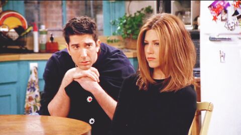 Ross y Rachel en 'Friends'