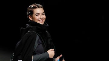 Alba Díaz durante el desfile