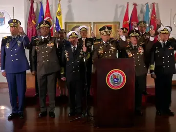 Los mandos militares de Venezuela respaldan a Maduro Los mandos militares de Venezuela respaldan a Maduro