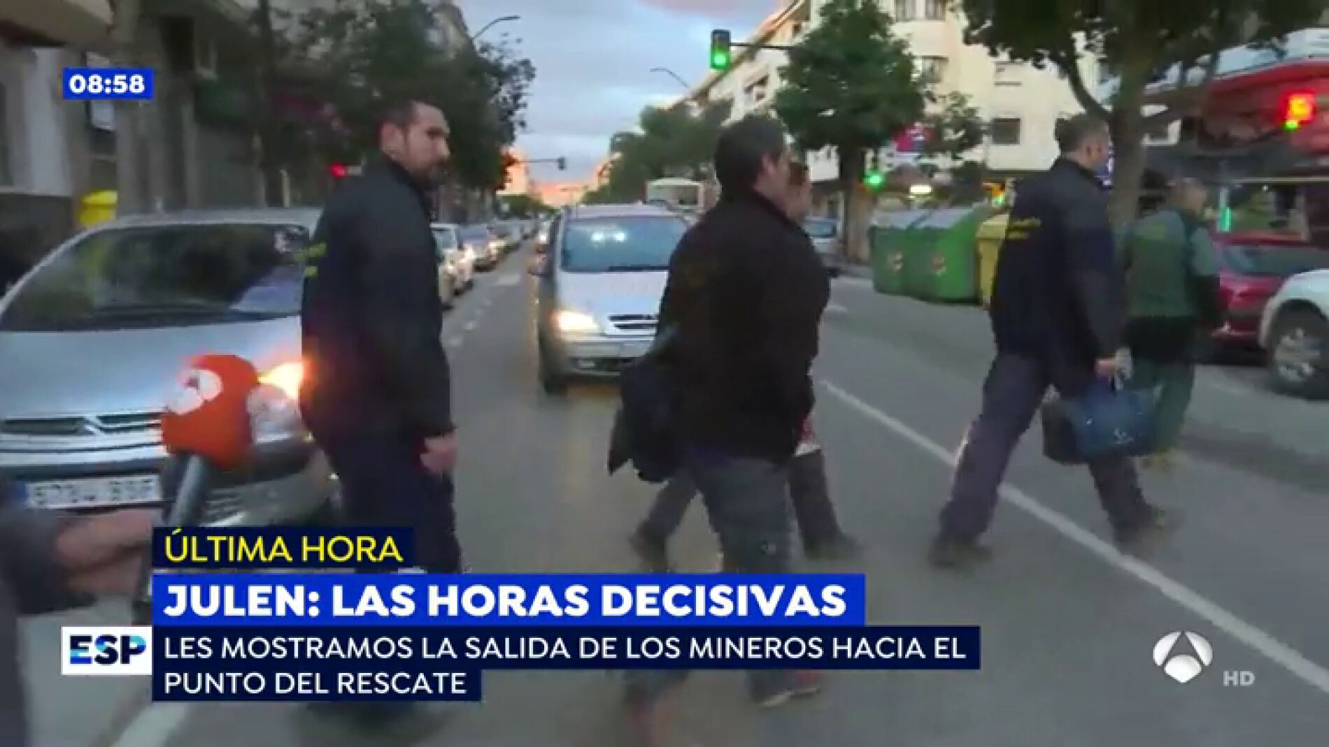 Arranca la fase cr&iacute;tica del rescate de Julen: los mineros se preparan para introducirse en el t&uacute;nel