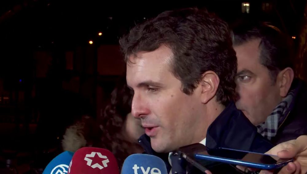 Pablo Casado califica de “lamentable” que Pedro Sánchez no reconozca a Guaidó como presidente de Venezuela