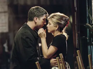 Rachel y Ross en 'Friends' Rachel y Ross en 'Friends'