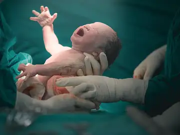 Imagen de un bebé recién nacido. Imagen de un bebé recién nacido.